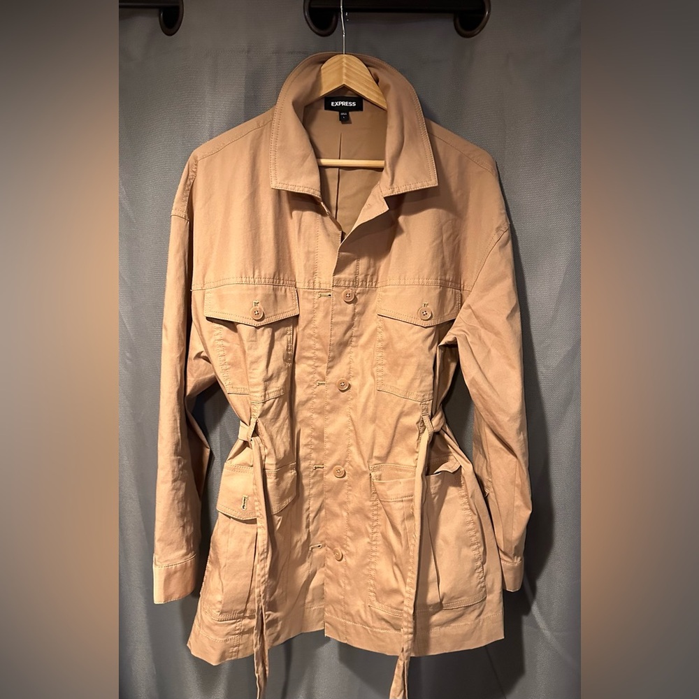 Women’s Express Lightweight Belted Trench Jacket - Size L